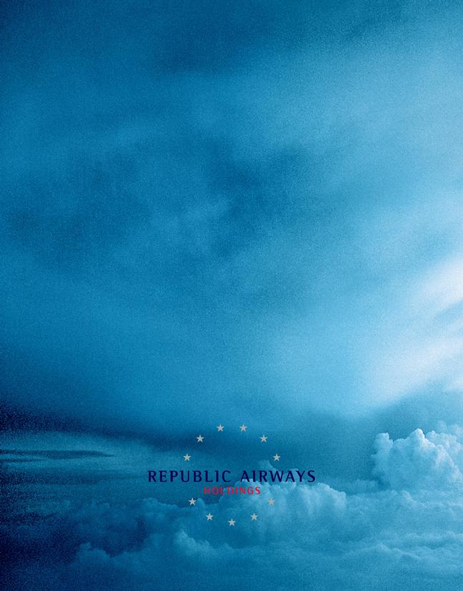 [Graphic of Republic Airways Logo in Sky]