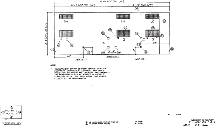 (INTERIOR ELEVATION D)