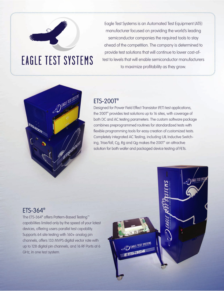 (EAGLE TEST SYSTEMS COVER)