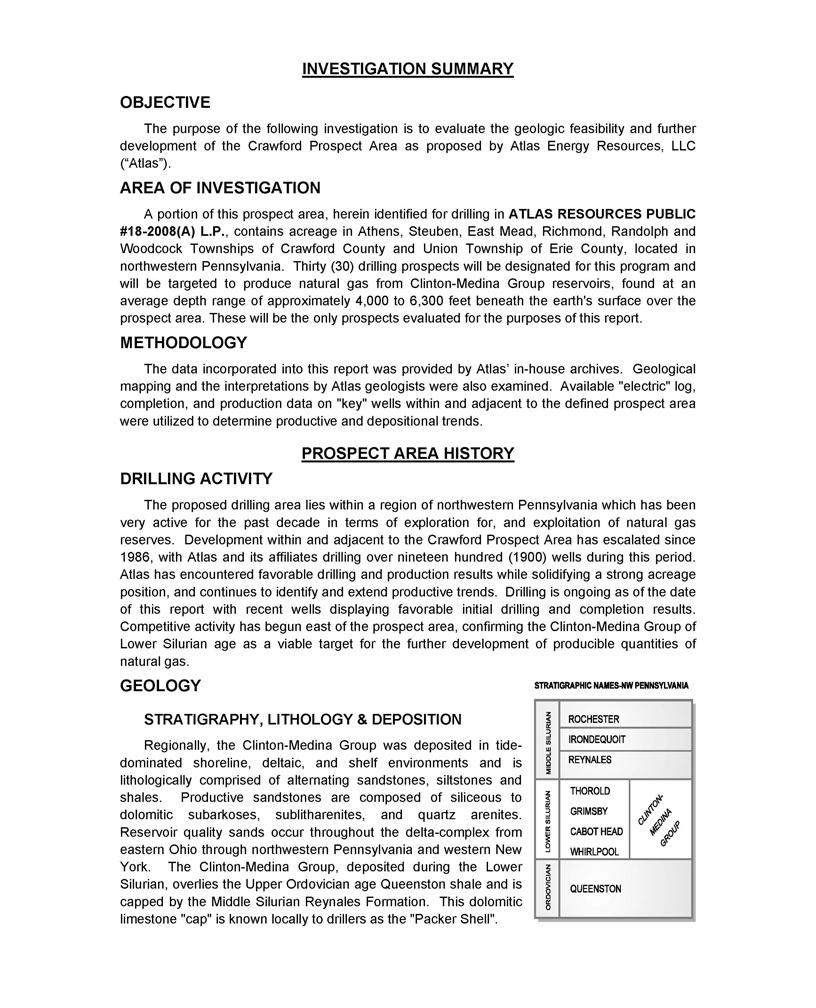 Atlas Resources Public #18-2008(A) L.P.