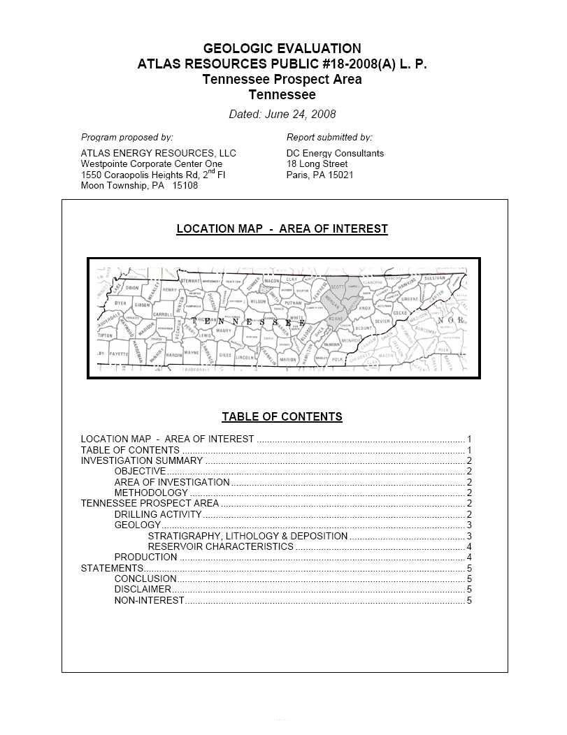 Atlas Resources Public #18-2008(A) L.P.