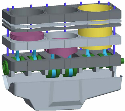 Hydrogen engine center