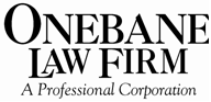 (ONEBANE LAW FIRM LOGO)