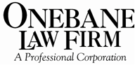 (ONEBANE LAW FIRM LOGO)