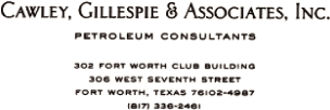 (CAWLEY, GILLESPIE & ASSOCIATES, INC. LOGO )