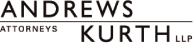 (ANDREWS ATTORNEYS KURTH LLP LOGO)