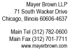 (MAYER BROWN LLP LETTERHEAD)