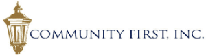 (COMMUNITY FIRST, INC. LOGO)