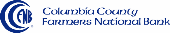 (COLUMBIA COUNTY FARMERS NATIONAL BANK LOGO)