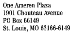 ameren services letterhead address