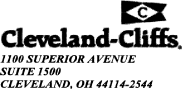 (CLEVELAND-CLIFFS LOGO)