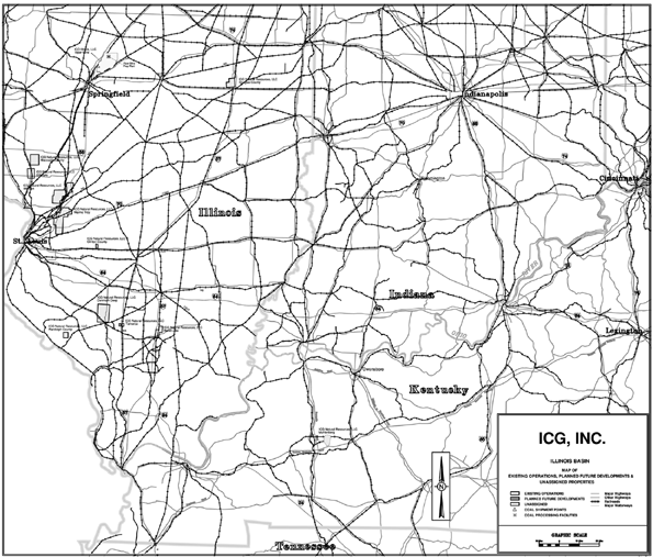 MAP OF ILLINOIS BASIN