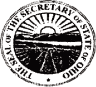 (THE SEAL OF THE SECRETARY OF STATE OF OHIO LOGO)