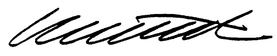 SIGNATURE