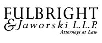 (Fulbright and Jaworski LLP Attorneys at Law Logo)
