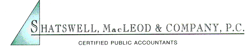 (SHATSWELL, MacLEOD & COMPANY, P.C. LOGO)