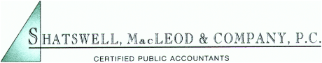 (SHATSWELL, MACLEOD & COMPANY, P.C. LOGO)