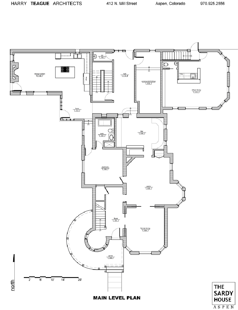 (MAIN LEVEL PLAN)